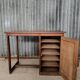 Small vintage solid wood desk