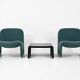 Chairs + Alky table by Giancarlo Piretti for Anonima Castelli, 1970s