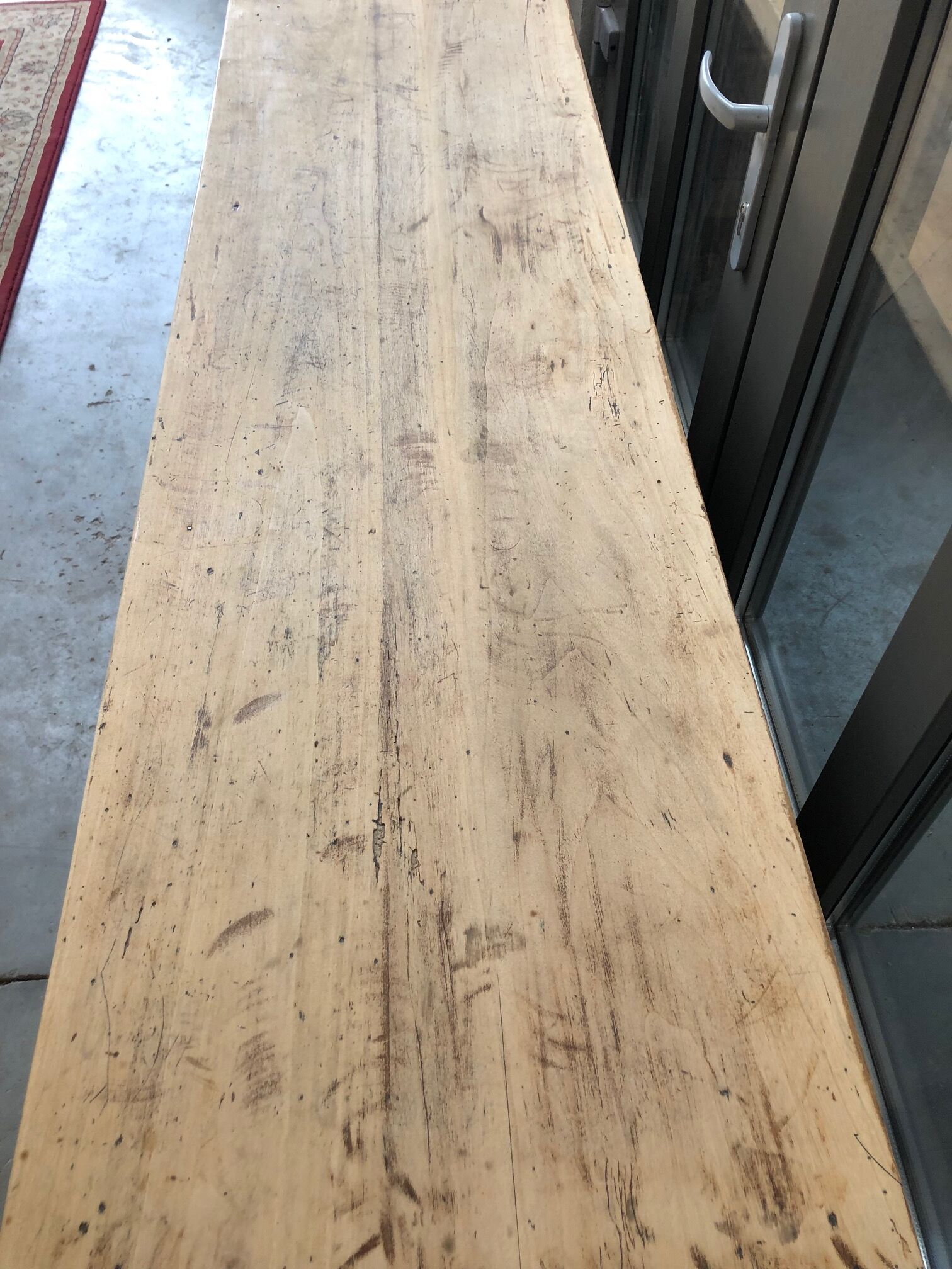 Old buffet patinated 3 doors