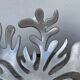 Designer metal fruit bowl