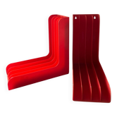 Pair of vinyl storage racks Boa Inter Holland from the 1970s.