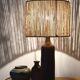 Rope and sandstone lamp