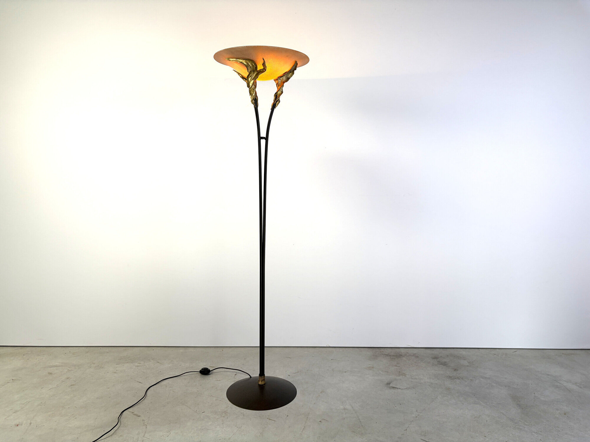 Art deco style floor lamp by Ligne D, 1980s
