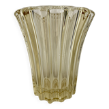 Crystal vase by Pierre d'Avesn