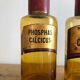 Lots of old brown glass pharmacy jars bottles
