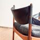 Ensemble danoise avec fauteuil, repose-pieds et table par Kristian Vedel