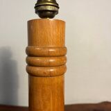 Pied de lampe en bois année 60