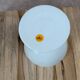 Vintage white opaline footed bowl
