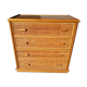 Commode en rotin époque 1970
