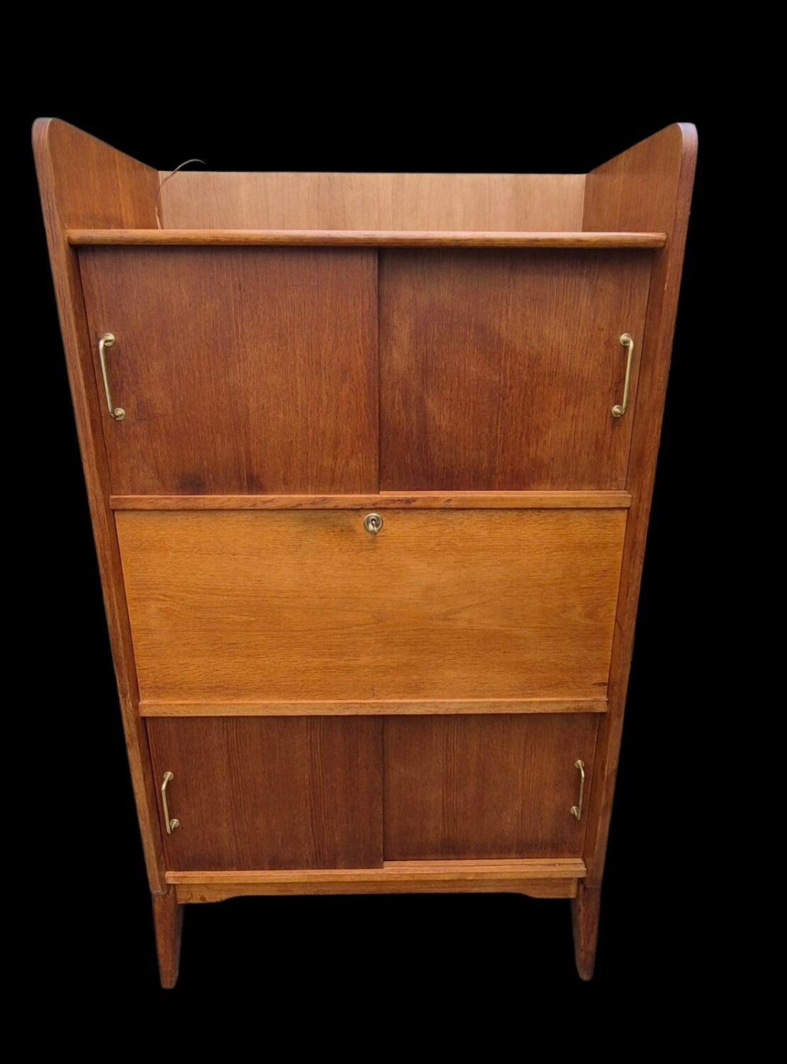 Oak secretary desk, 1960