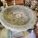 Large fountain stone bird bath