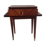 Vintage varnished bedside table