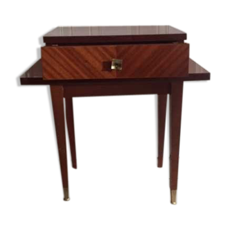 Table de chevet vintage vernie