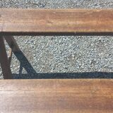 Pair of nineteenth century farmhouse table benches 251cm