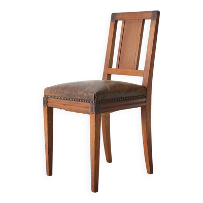 Chaise Art Déco par Maurice Dufréne, France vers 1925
