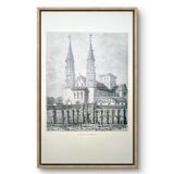 Printed in 1906, Jumièges Abbey.
