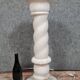 Twisted illuminating alabaster column in the antique style circa 1930