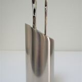 Stainless steel office set by Lerche Germany design 70s