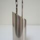 Stainless steel office set by Lerche Germany design 70s