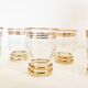 Set of 12 small liquor glasses