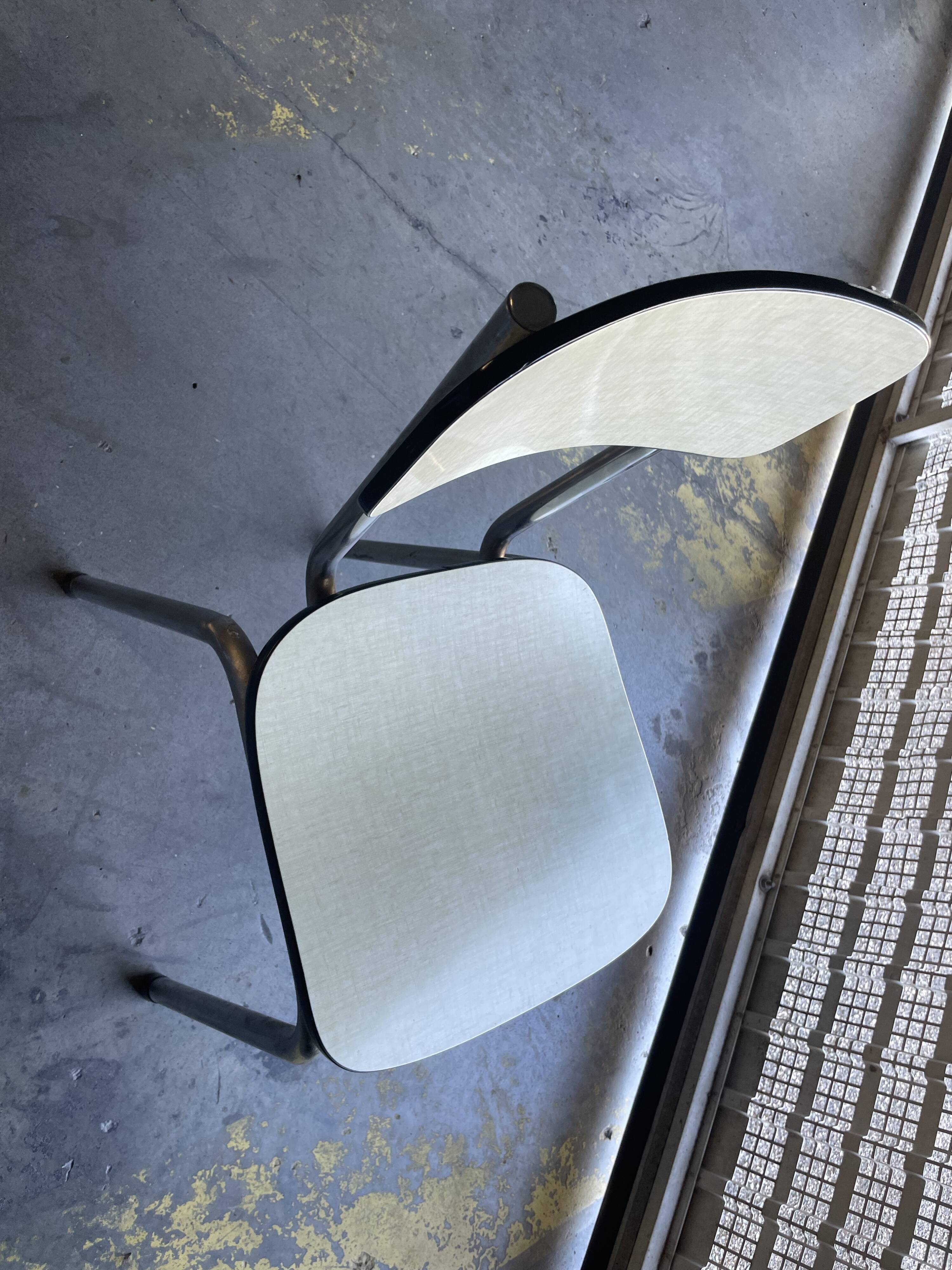 Pair of Formica chairs from the 1960s.