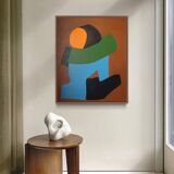 Colorful figurative abstract "You and me"