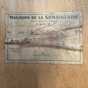 Armoire parisienne vitrée grise de la Samaritaine 1960