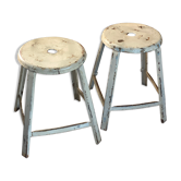 Pair of industrial stool