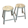 Pair of industrial stool