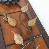 Vintage 1970s flower wall decoration