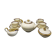 1950s Gorgeous White, Blue and Gold Tea Set/Coffee Set in Bavaria Porcelain. Made in Germany