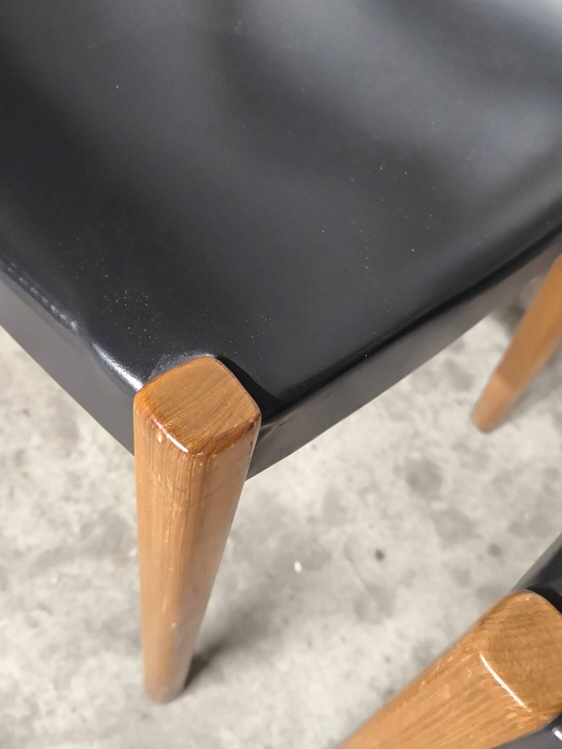 4 vintage Scandinavian teak chairs from the 1970s, Svegards Markaryd.