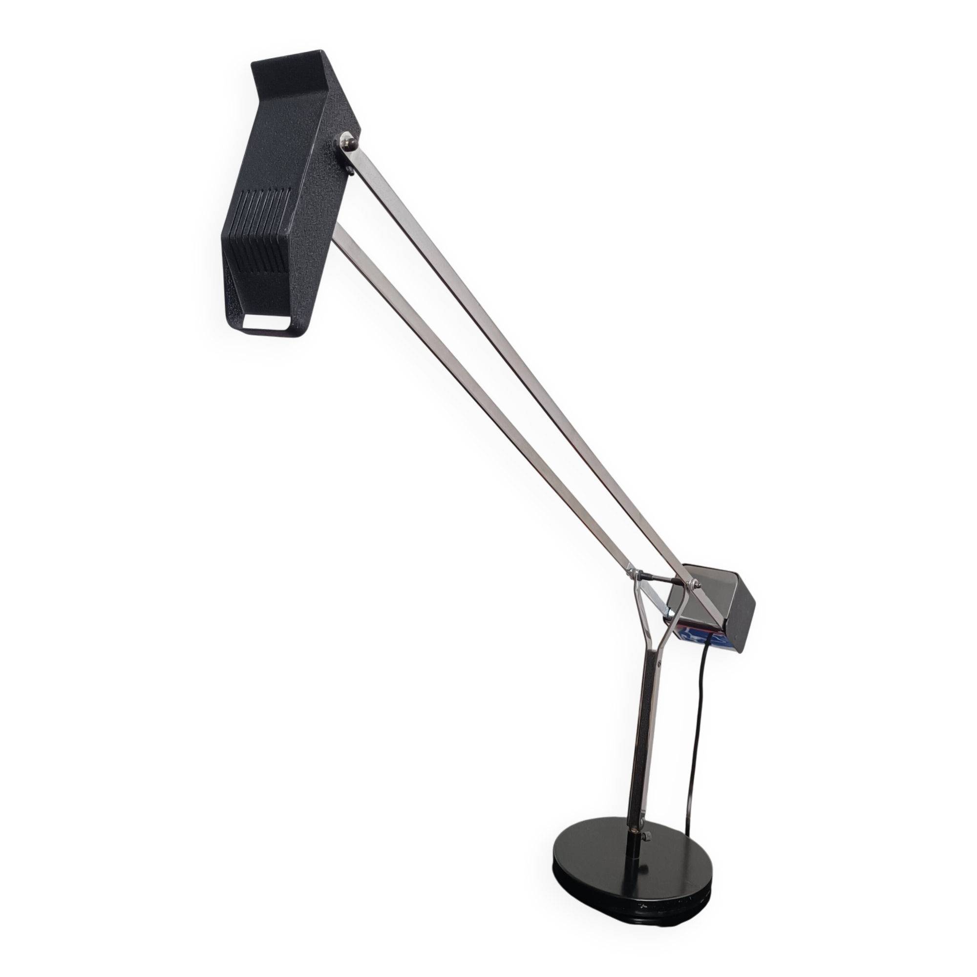 Large counterweight lamp Fase Swan Chrome Ed. 1980