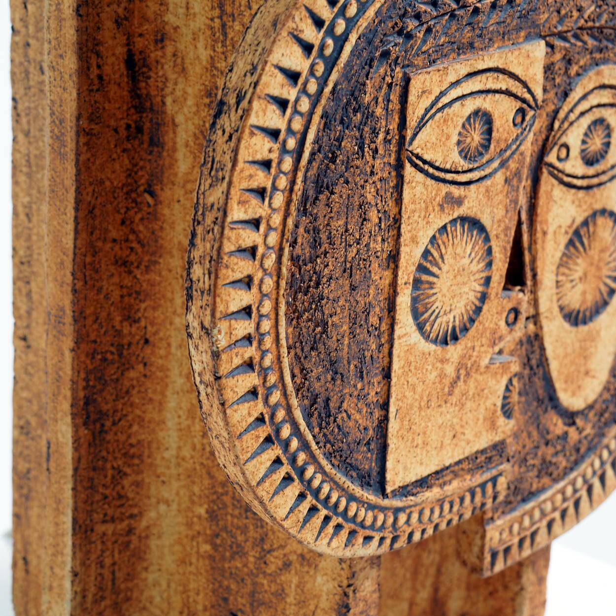 Rare Ceramic Lamp by Roger Capron and Jean Derval