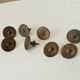 Paire de boutons de meuble ancien en bronze Empire XIXeme