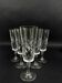 Set of 6 Lorraine crystal champagne flutes, 17 cm