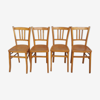 Lot de 4 chaises bistrot Luterma