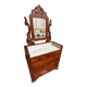 Antique dressing table / Coiffeuse ancienne avec marbre et miroir
