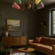 Vintage multicoloured fifties chandelier