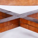 Walnut Art Deco Dining Table, Extendable, by Halabala, UP Závody, Czech, 1920s