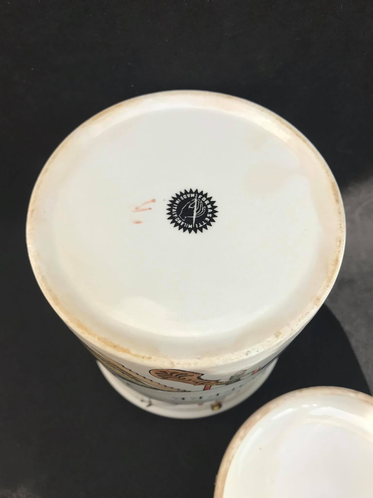 Fornasetti coffee jar