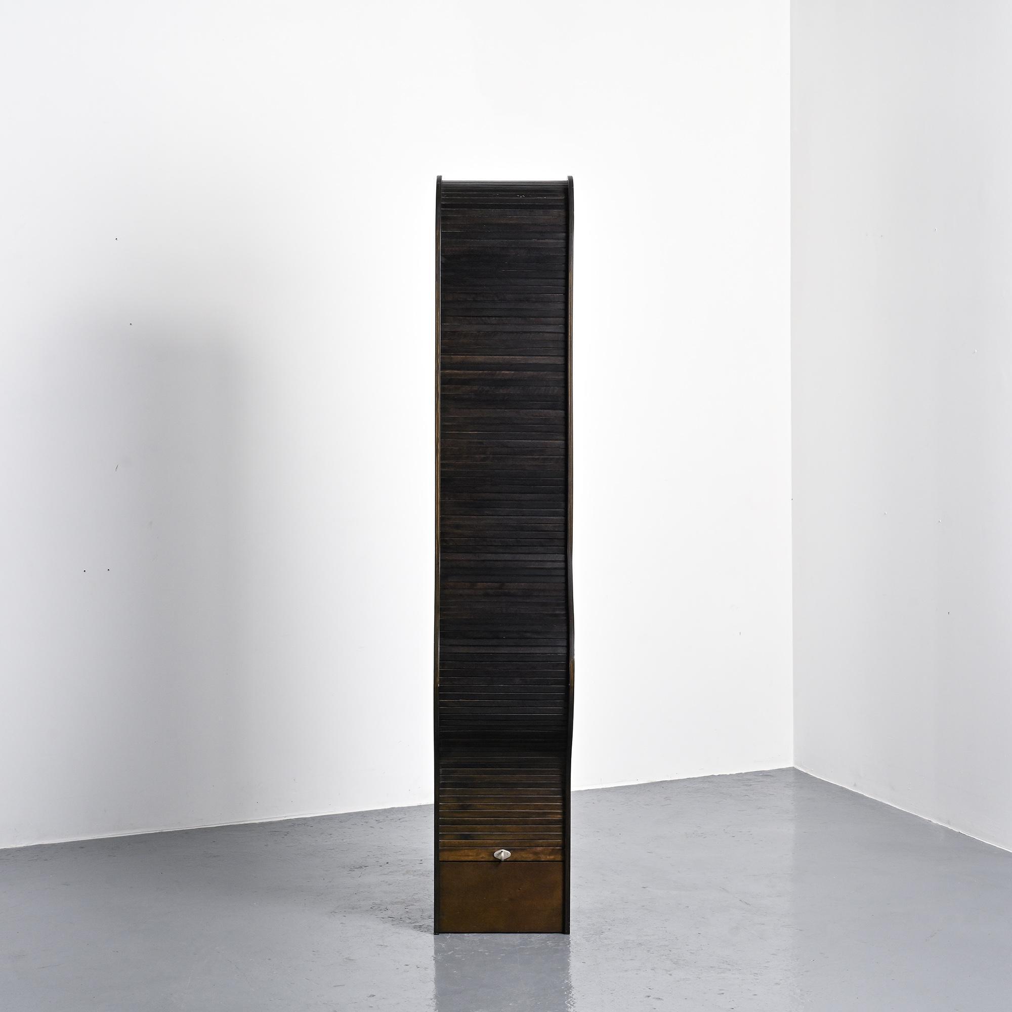 Jalousie secretary 5822 by Klaus Vogt for Thut Möbel, circa 1970.