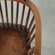 Fauteuil Windsor anglaise antique du 19ème siècle