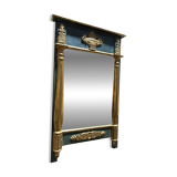 Empire-style mirror in gilded wood