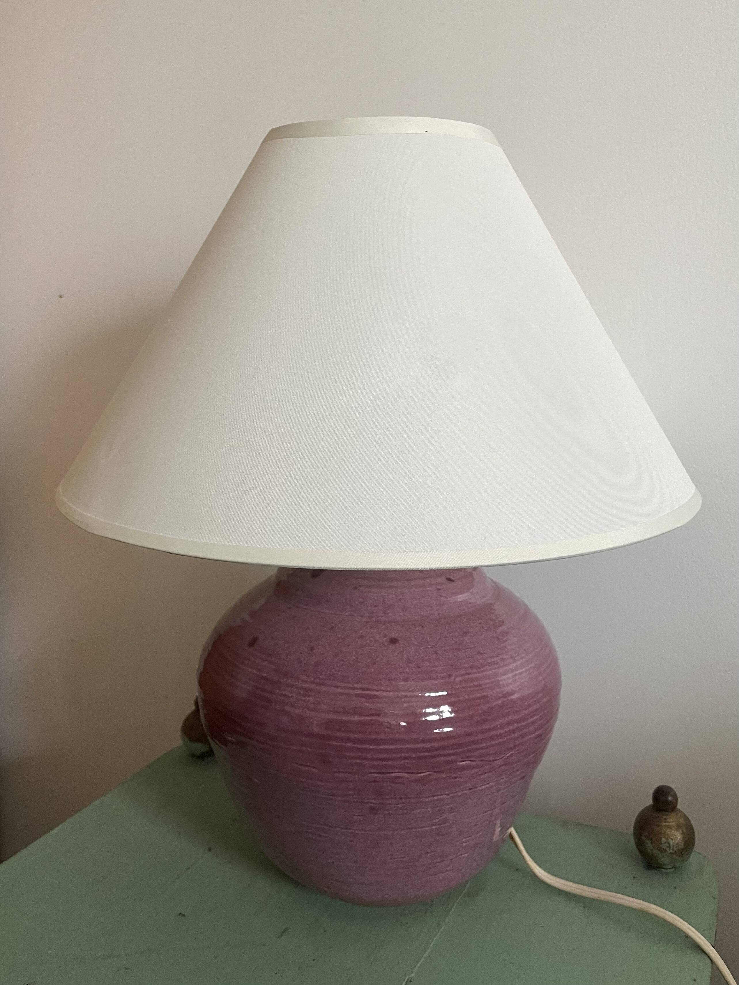 Vintage sandstone table lamp