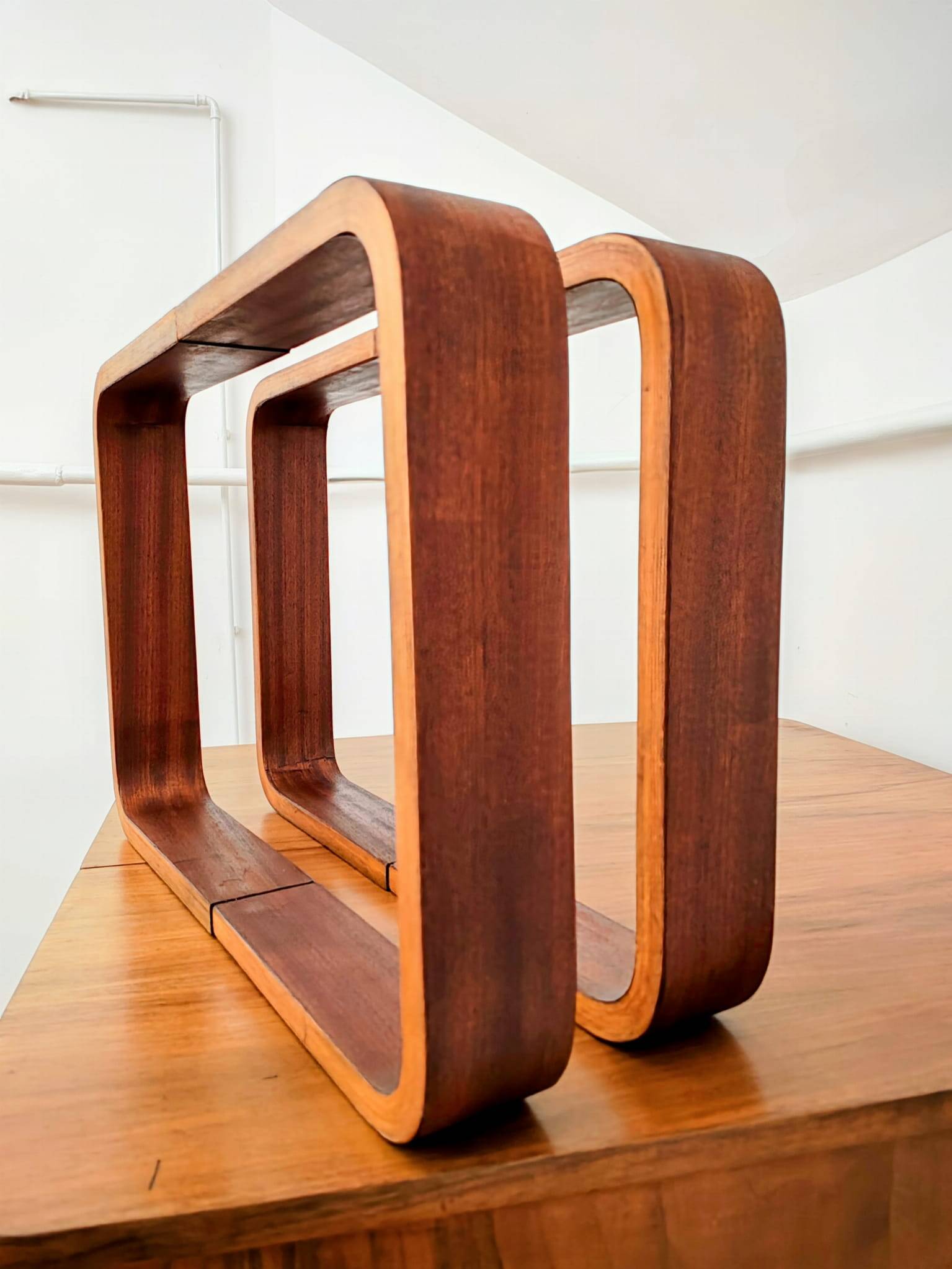 Czech Decorative Shelves attributed to Ludvik Volak for Drevopodnik Holesov