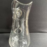 Broc verre soufflé et taillé XIXème