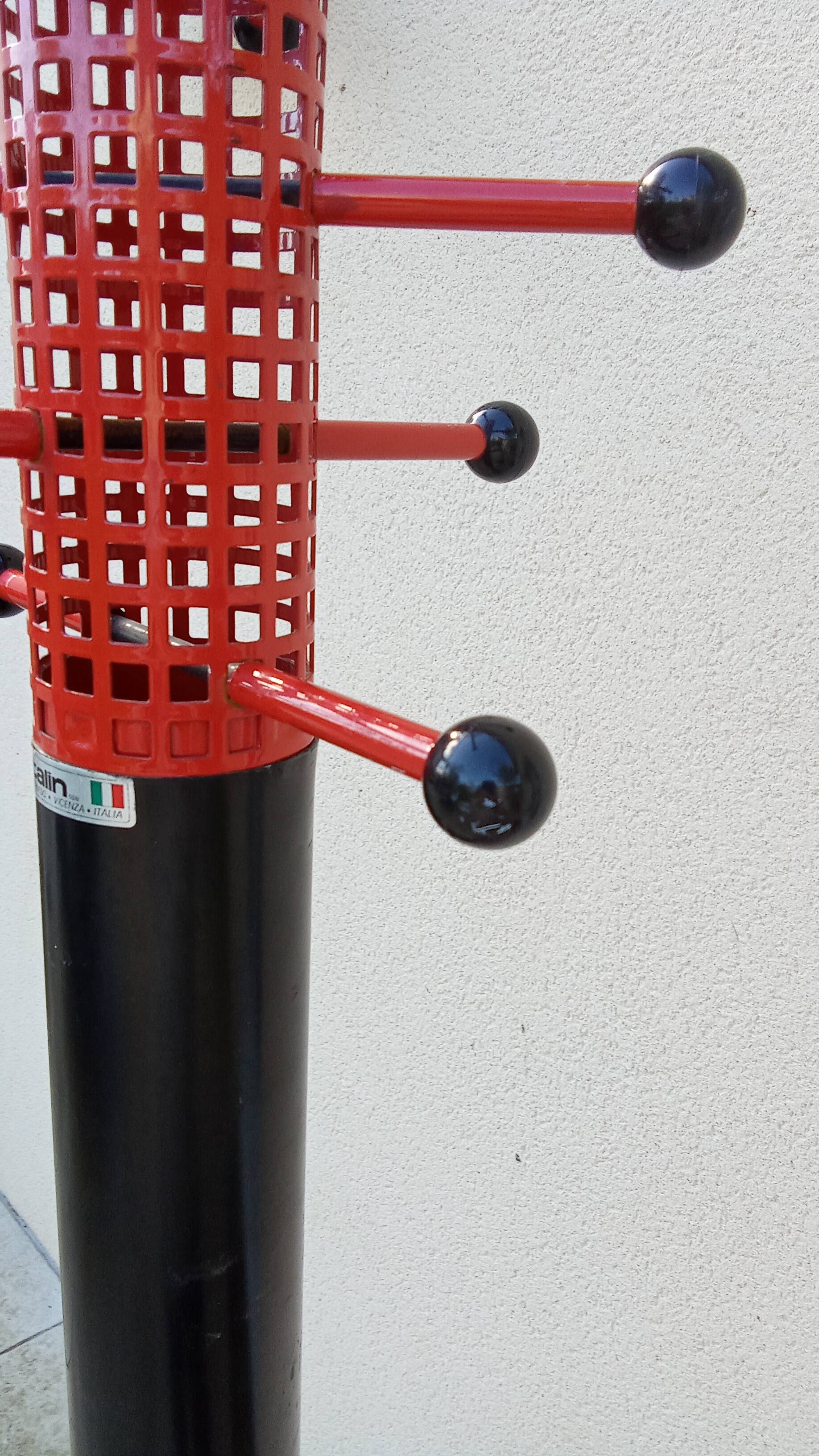 Italian design coat rack talin 80s vintage