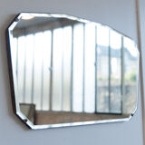 Art Deco oblique mirror 36x66cm