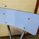 Pair of vintage formica chairs pastel blue 1960